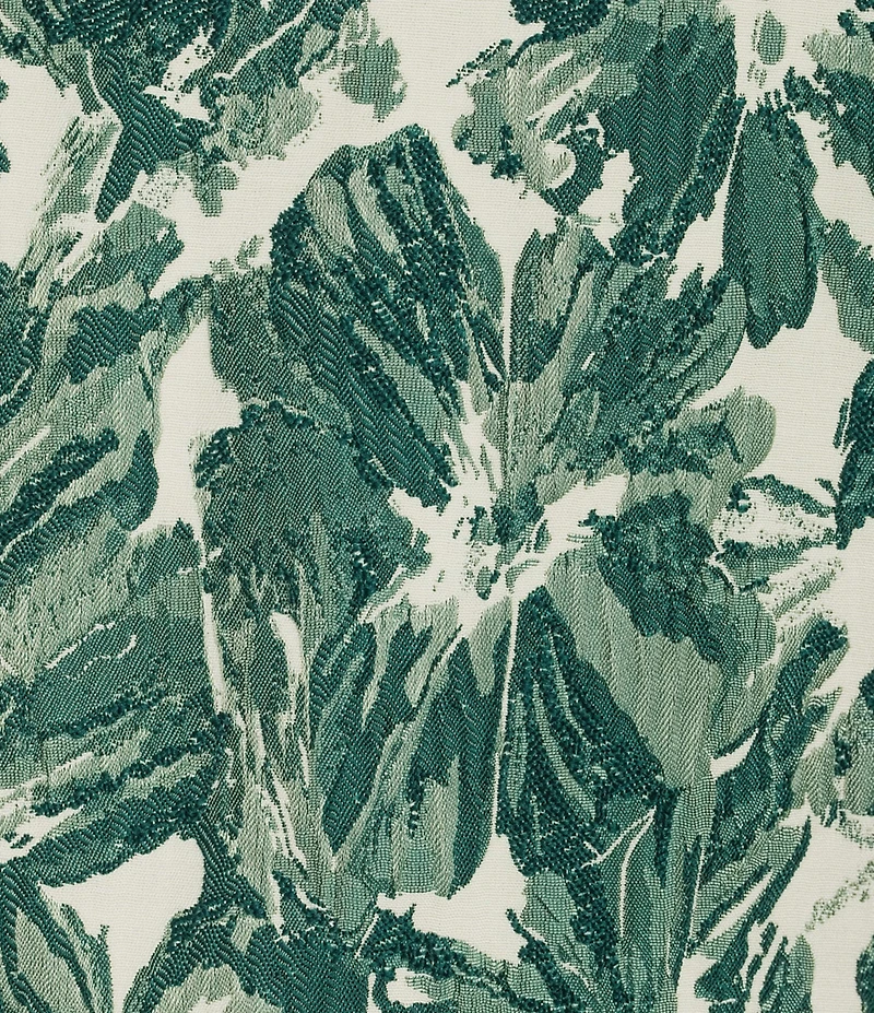 Abbey Glass Lulu Jacquard V-Neck Short Sleeve Mini Shift Dress