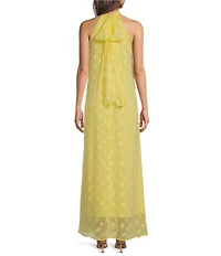 Abbey Glass Rory Halter Gown