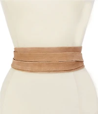 ADA 3#double; Classic Wrap Suede Leather Belt