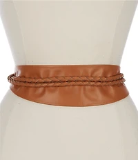 ADA Lucky Leather Wrap Belt