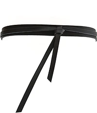 ADA Skinny Leather Wrap Belt