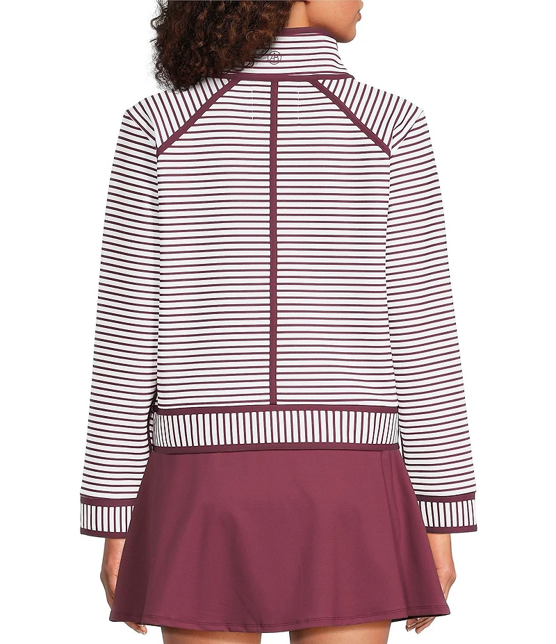Addison Bay Bainbridge Stand Collar Long Sleeve Quarter-Zip Sweatshirt