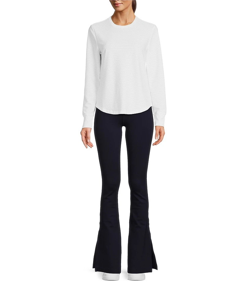 Addison Bay Colleen High Waistline Ankle Length Flare Leg Leggings