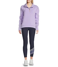 Addison Bay Everyday Quarter Zip Long Sleeve Sweatshirt