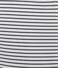 Addison Bay Lennon Stripe Print Wide Leg Coordinating Pull-On Crop Pants
