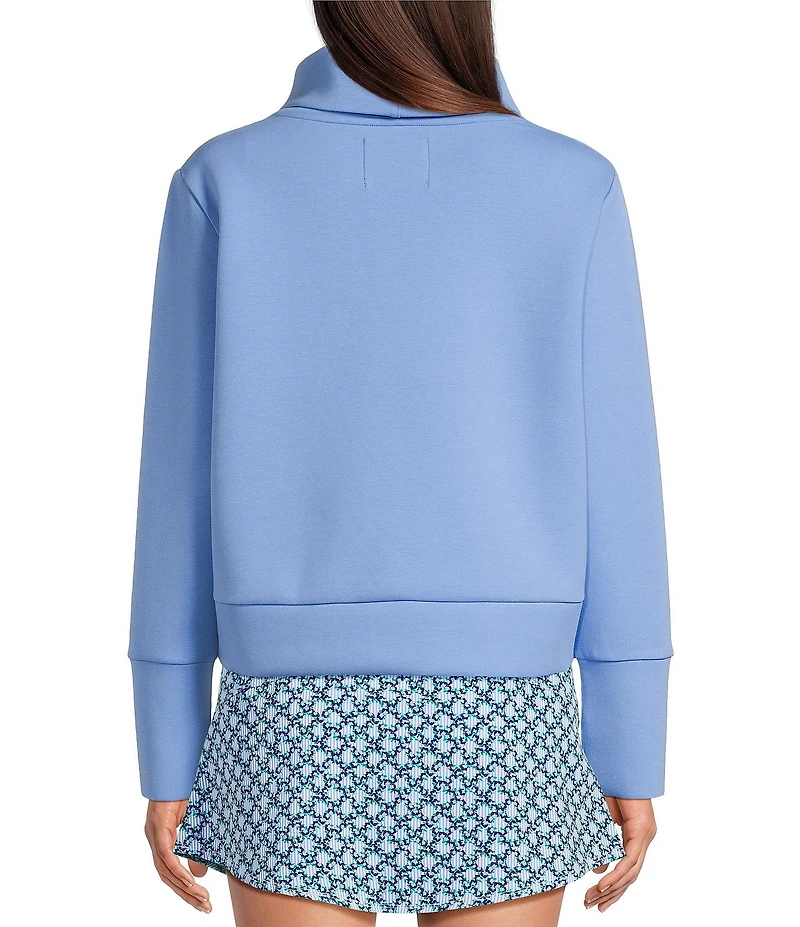 Addison Bay Mock Neck Long Sleeve Everyday Pullover