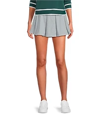 Addison Bay Racquet Smooth Sport Pleated Mini Skort