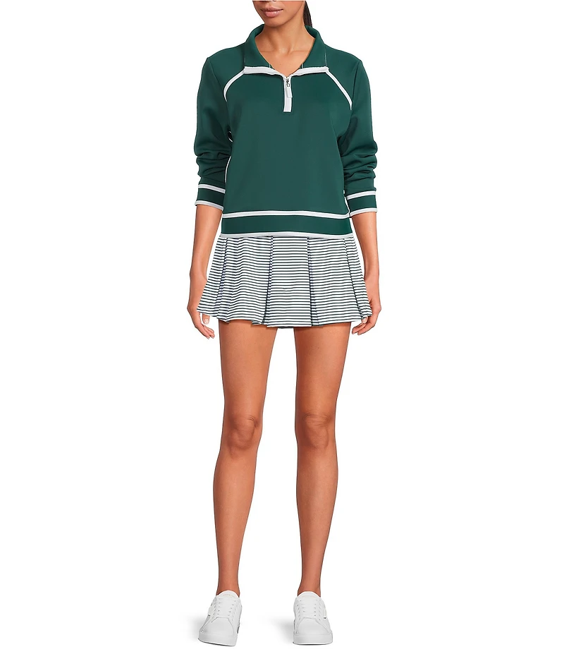 Addison Bay Racquet Smooth Sport Pleated Mini Skort