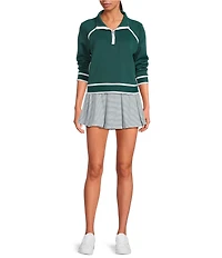 Addison Bay Racquet Smooth Sport Pleated Mini Skort