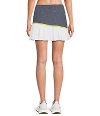 Addison Bay Rally Gingham Print Mini Skort
