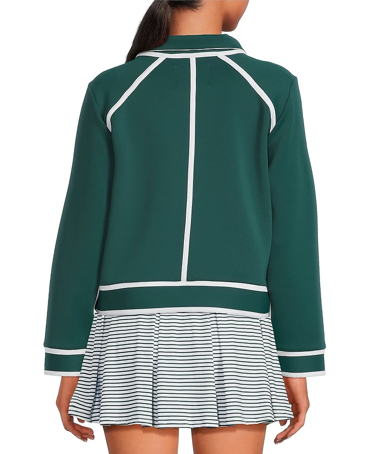 Addison Bay Scuba Light Bainbridge Quarter Zip Long Sleeve Sweatshirt