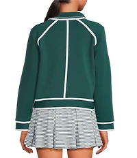 Addison Bay Scuba Light Bainbridge Quarter Zip Long Sleeve Sweatshirt