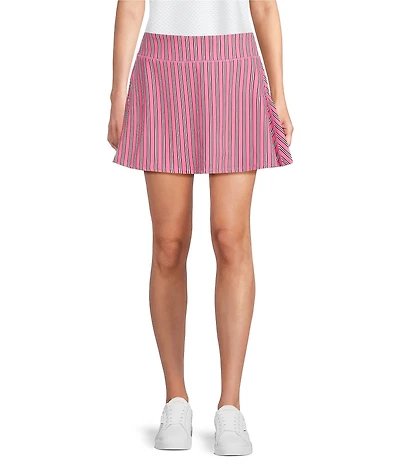 Addison Bay Stripe Flounce Skort