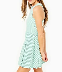 Addison Bay Striped Racquet Performance Dress