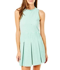 Addison Bay Striped Racquet Performance Dress
