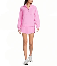 Addison Bay Wren Quarter Zip Mock Neck Long Sleeve Top