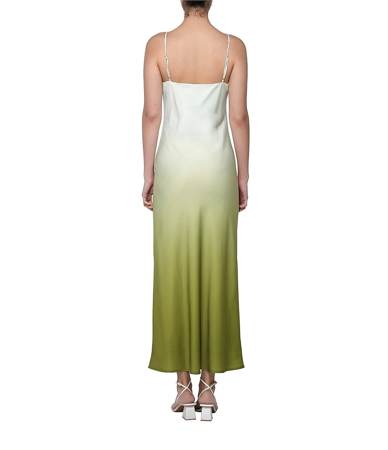 Adelyn Rae Cecilia Print Slip Midi Dress