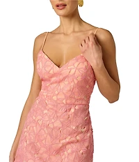 Adrianna Evening by Adrianna Papell Lace Short Dress