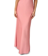 Adrianna Evening by Adrianna Papell Textured Crepe Long Dress