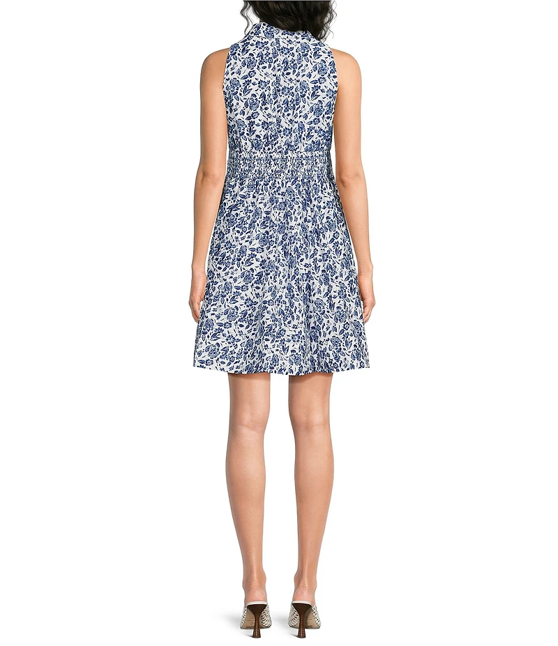 Adrianna Papell Floral Print Mini Dress