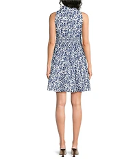 Adrianna Papell Floral Print Mini Dress