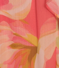 Adrianna Papell Halter Chiffon Mini Dress