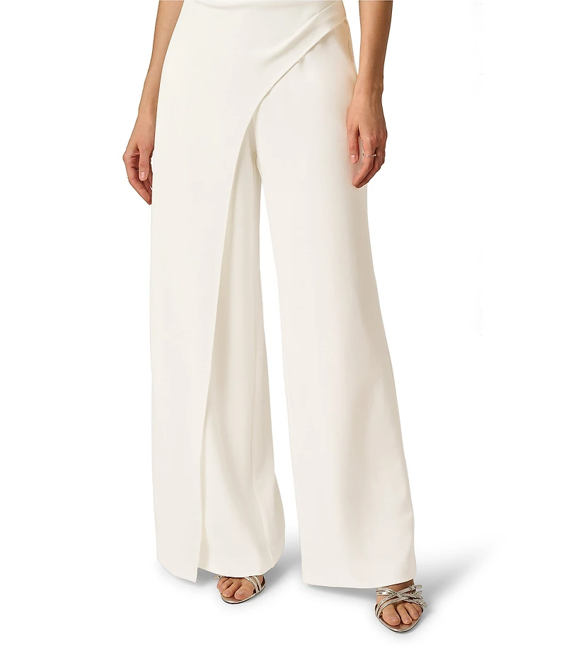 Adrianna Papell Rosette Halter Jumpsuit