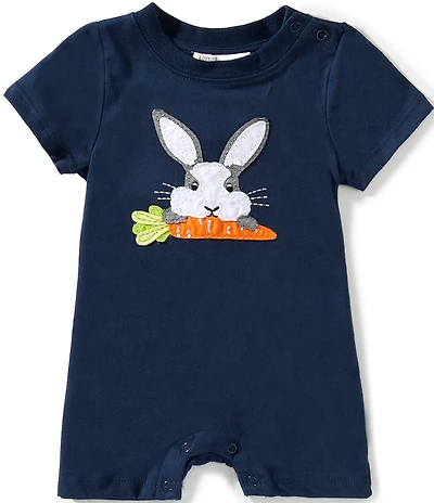 Adventurewear 360 Baby Boys Easter Bunny Short Sleeve Shortall