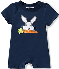 Adventurewear 360 Baby Boys Easter Bunny Short Sleeve Shortall