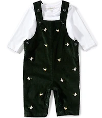 Adventurewear 360 Baby Boys Embroidered Duck Schiffli Overall