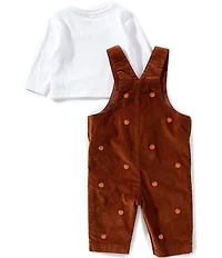 Adventurewear 360 Baby Boys Embroidered Pumpkin Schiffli Overall