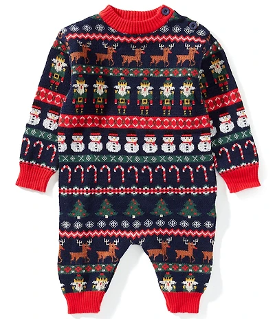 Adventurewear 360 Baby Boys Fair Isle Christmas Coverall