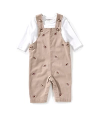 Adventurewear 360 Baby Boys Football Schiffli Overall Romper Set