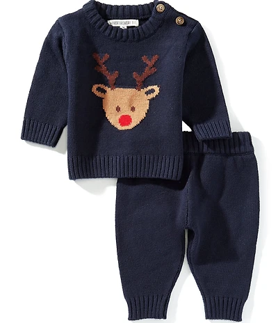 Adventurewear 360 Baby Boys Long Sleeve Reindeer Top & Pants Set
