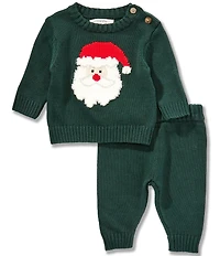 Adventurewear 360 Baby Boys Long Sleeve Santa Sweater & Pants Set