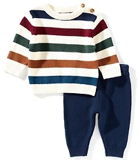 Adventurewear 360 Baby Boys Long Sleeve Stripe Top & Pants Set