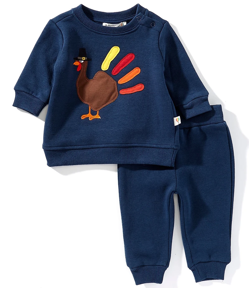 Adventurewear 360 Baby Boys Long Sleeve Turkey Top & Pants Set