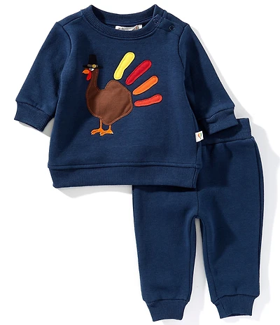 Adventurewear 360 Baby Boys Long Sleeve Turkey Top & Pants Set