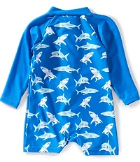 Adventurewear 360 Baby Boys Shark Rashguard One-Piece Swimsuit