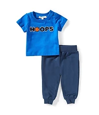 Adventurewear 360 Baby Boys Short Sleeve Hoops Top & Pants Set