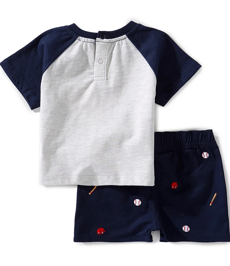 Adventurewear 360 Baby Boys Slugger Short Sleeve T-shirt & Shorts Set