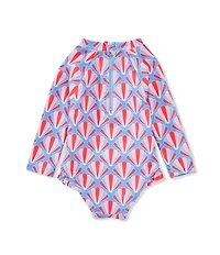 Adventurewear 360 Baby Girls Seashell One Piece Swimsuit