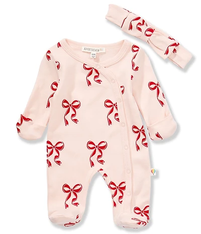 Adventurewear 360 Baby Girls Bow Footed Coverall