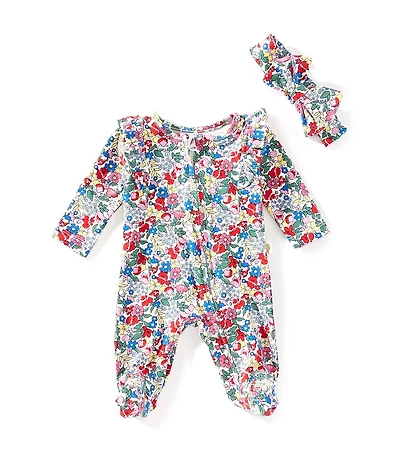 Adventurewear 360 Baby Girls Floral Coverall