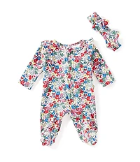 Adventurewear 360 Baby Girls Floral Coverall