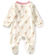 Adventurewear 360 Baby Girls Knit Woodland Footed Coverall