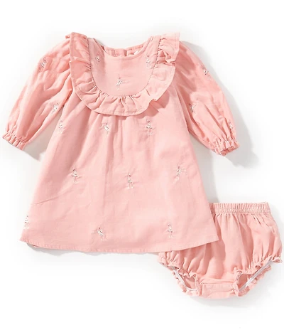 Adventurewear 360 Baby Girls Long Sleeve Ballet Cord Dress