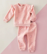 Adventurewear 360 Baby Girls Long Sleeve Ballet Print Top & Pants Set
