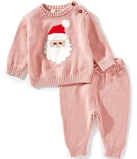 Adventurewear 360 Baby Girls Long Sleeve Santa Sweater & Pants Set