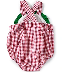 Adventurewear 360 Baby Girls Gingham Watermelon Bubble Romper